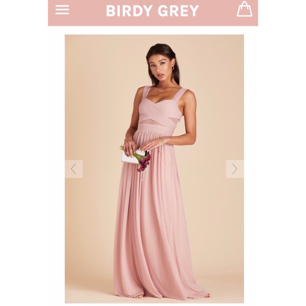 Birdy Grey Elsye bridesmaid dress in Dusty Rose
